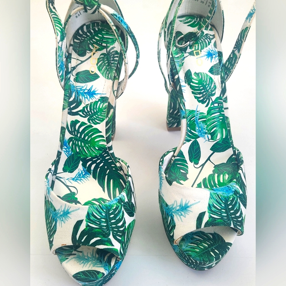 Aldo floral print heel - Picture 4 of 5